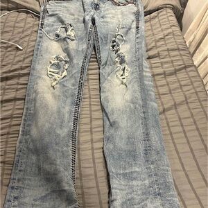 Rock Revival Light Blue Boot Cut Jeans